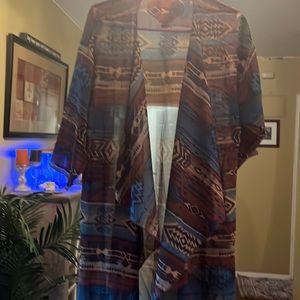 New Lularoe Kimono/ Coverup M 100% Polyester